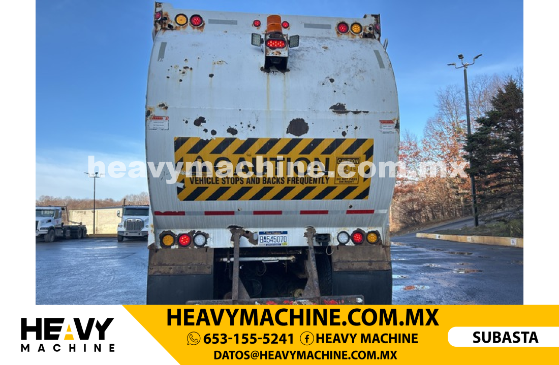 Camión Camión de basura 2015 Peterbilt 3200