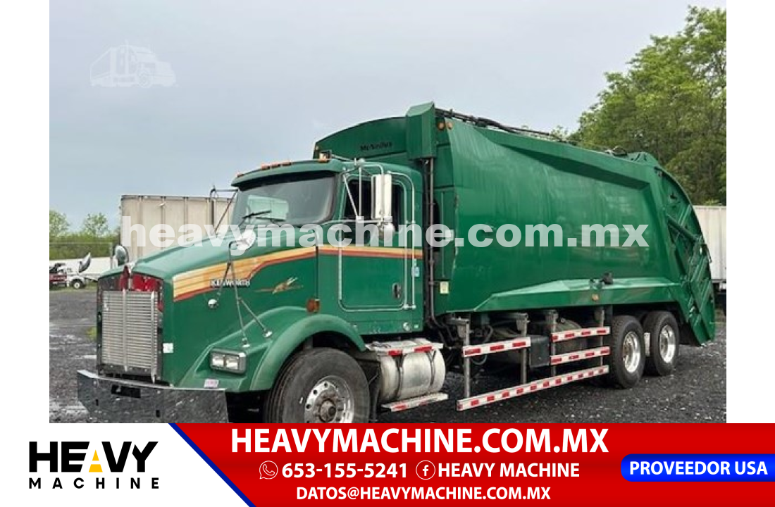 Camión Camión de basura 2007 KENWORTH T800
