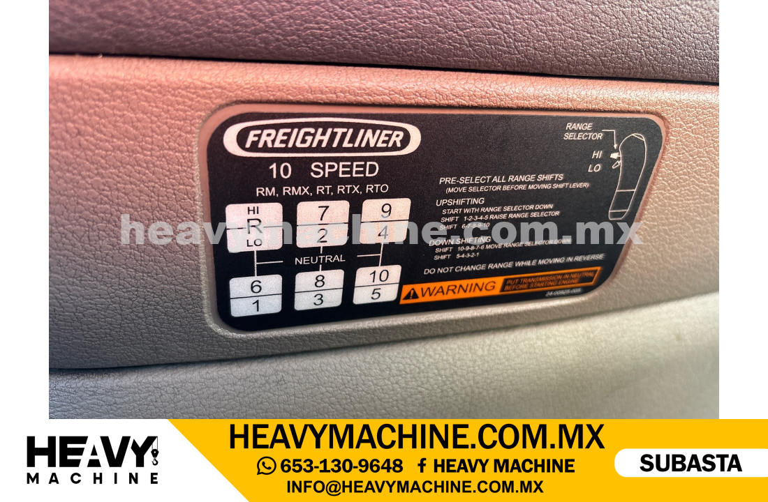 Camión Day Cab 2016 FREIGHTLINER Cascadia 125 6x4