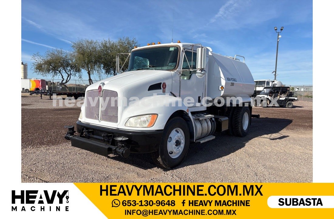 Camión Pipa de agua 2015 KENWORTH T370