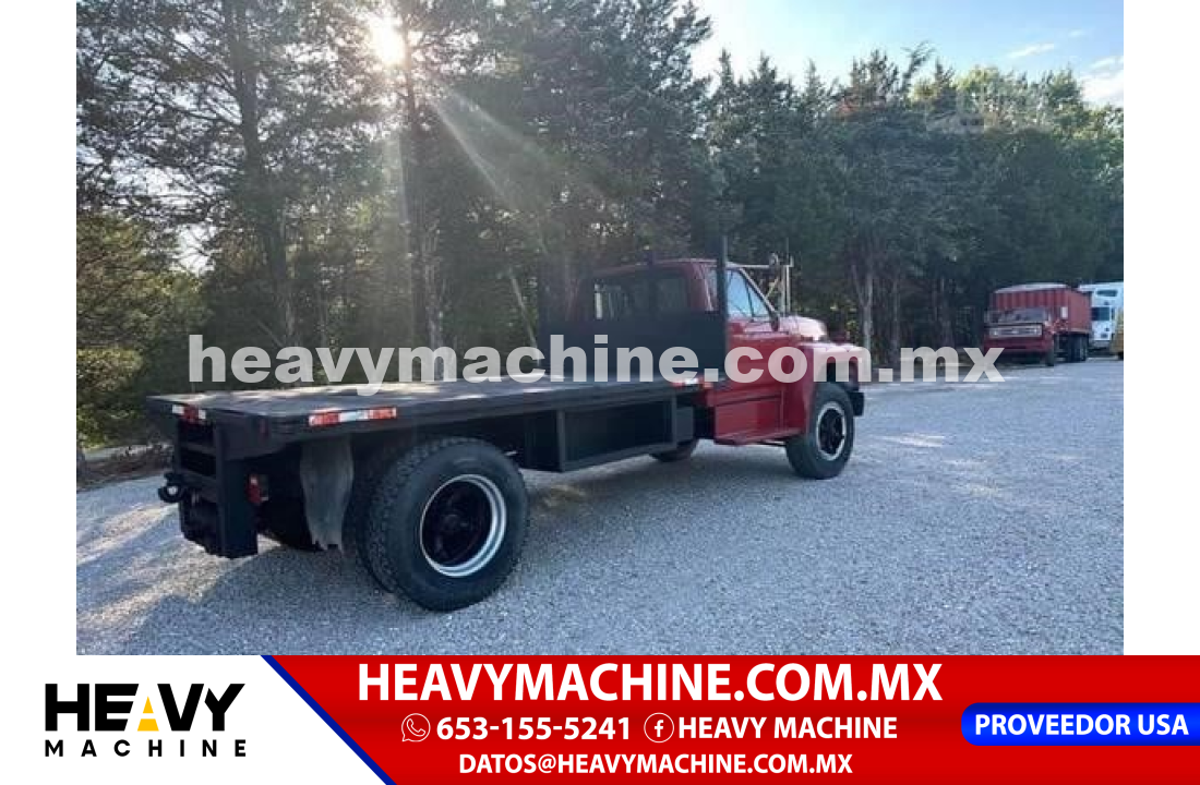 Camión Plataforma 1989 Ford F600