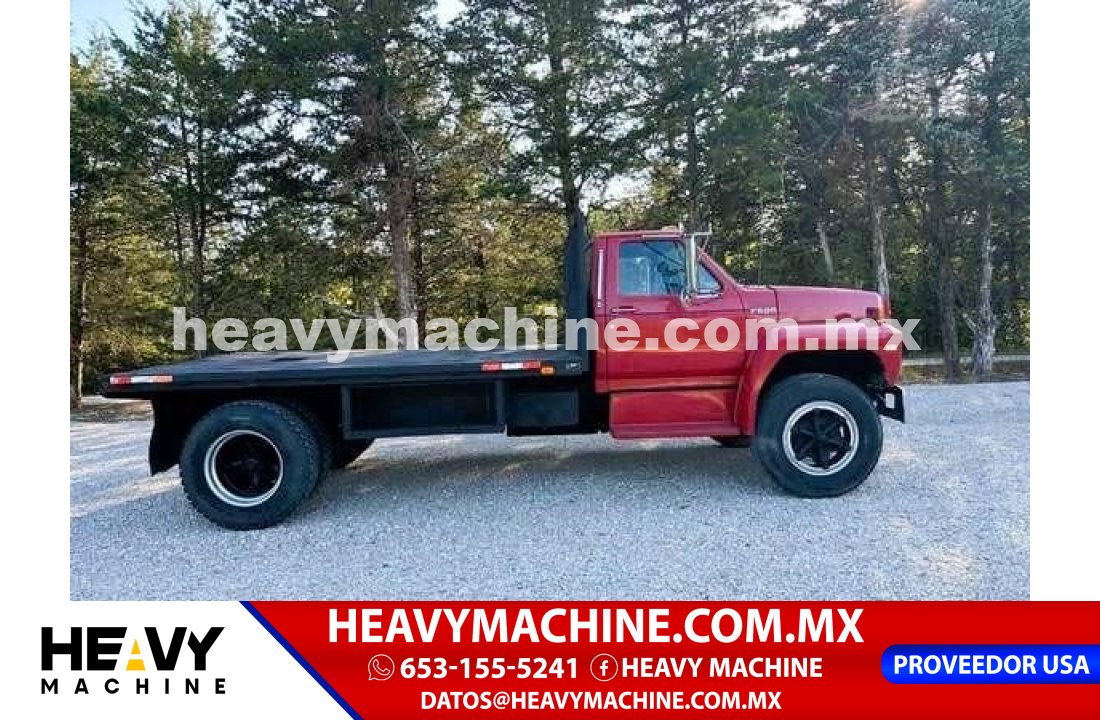 Camión Plataforma 1989 Ford F600