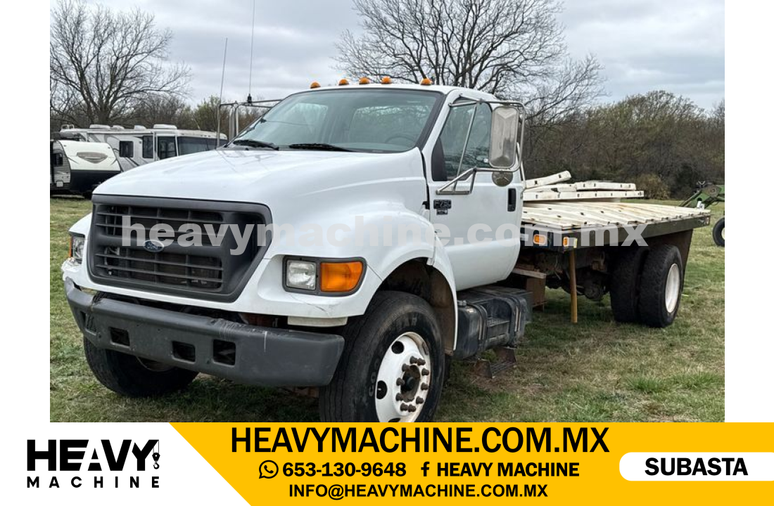 Camión Plataforma 2001 FORD F750 Super Duty
