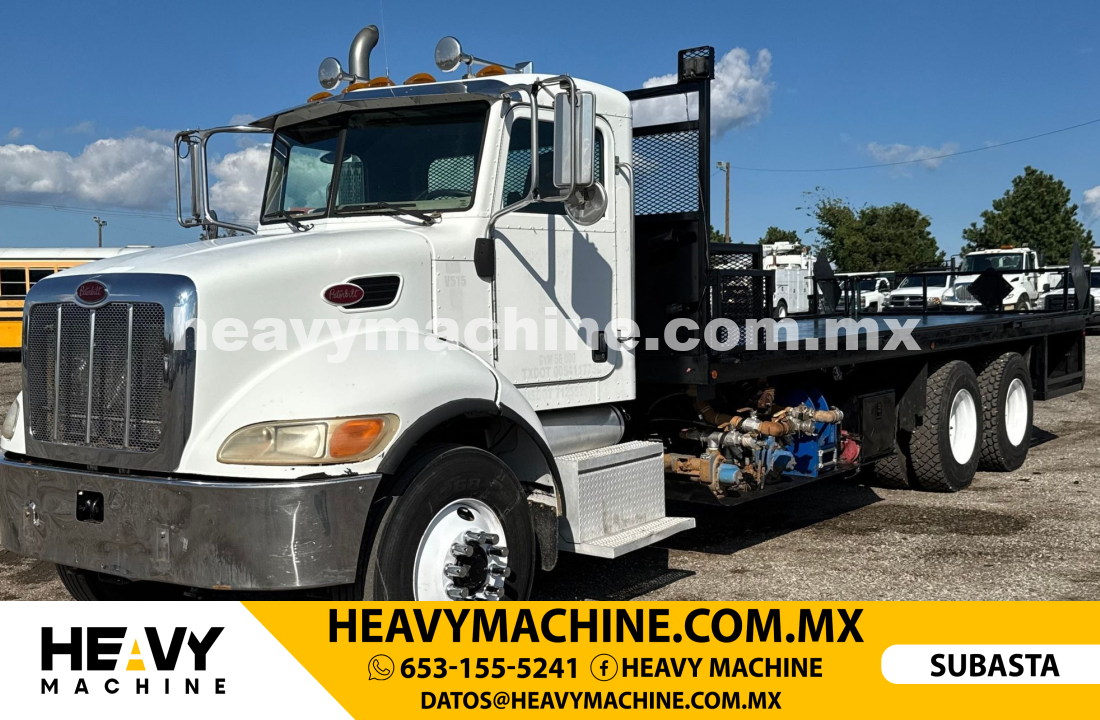 Camión Plataforma 2007 Peterbilt 340 flatbed truck