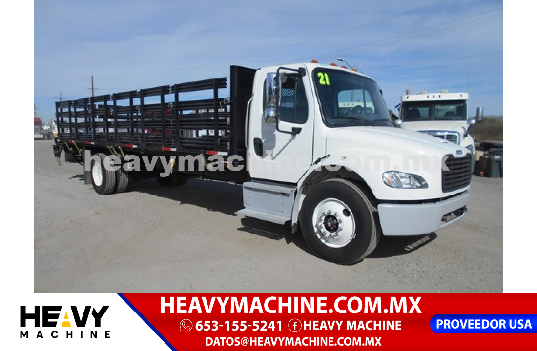 Camión Plataforma 2021 FREIGHTLINER BUSINESS CLASS M2 106 Flatbed Trucks