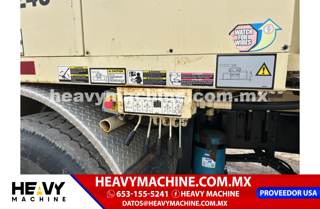 Concreto Bomba de Concreto 2001 Mack MR