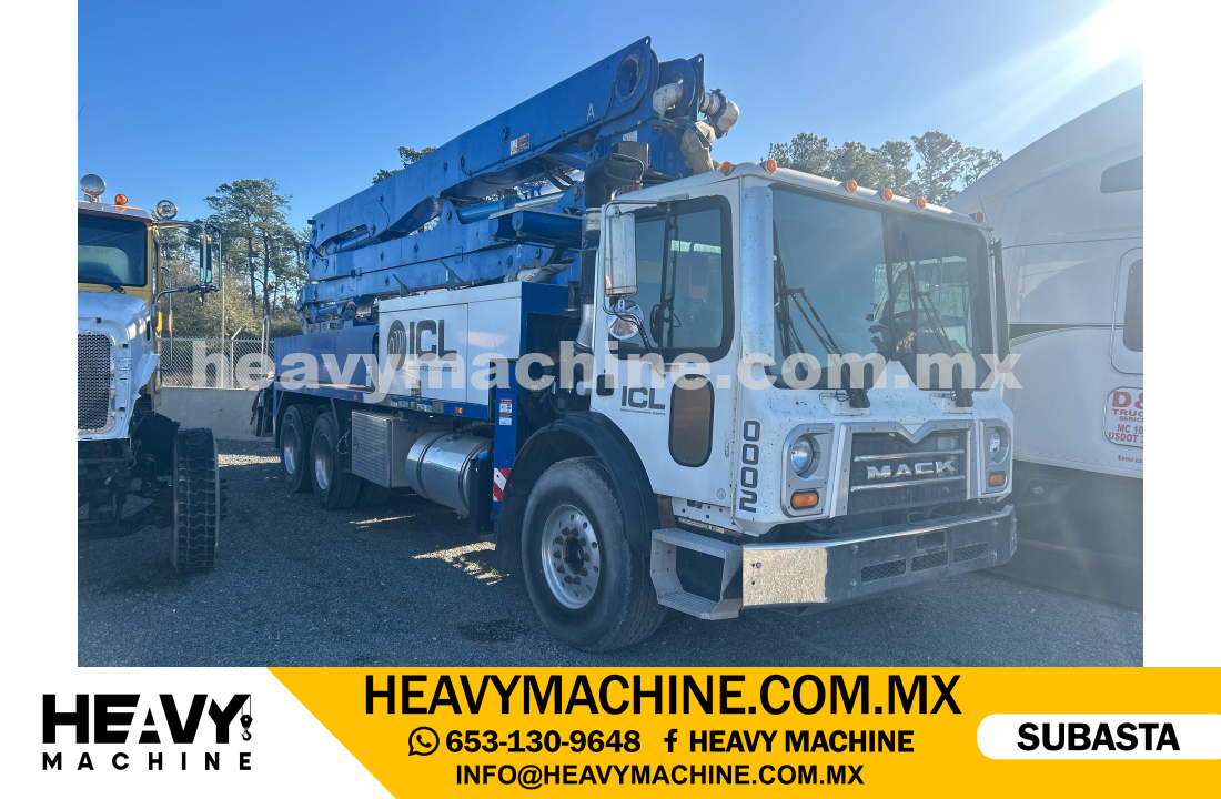 Concreto Bomba de Concreto 2012 MACK MRU613 6x