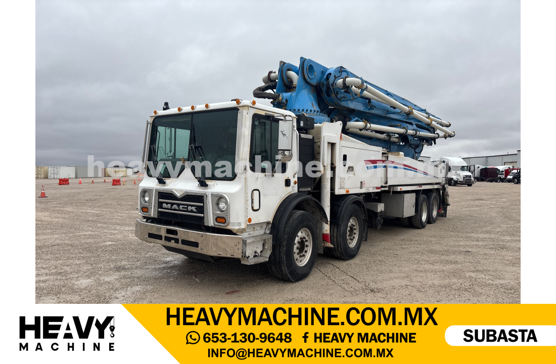 Concreto Bomba de Concreto 2014 MACK MRU613 8x4