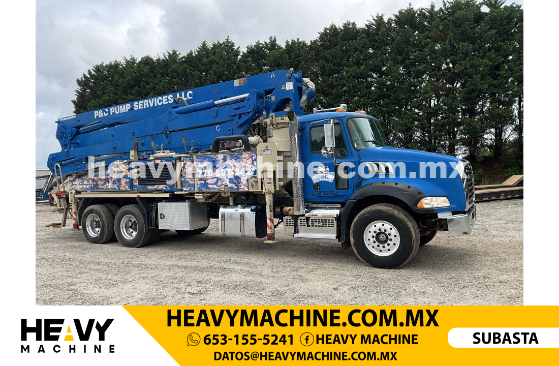 Concreto Bomba de Concreto 2017 Mack GU831
