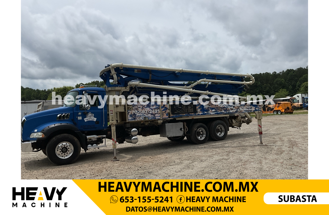 Concreto Bomba de Concreto 2017 Mack GU831