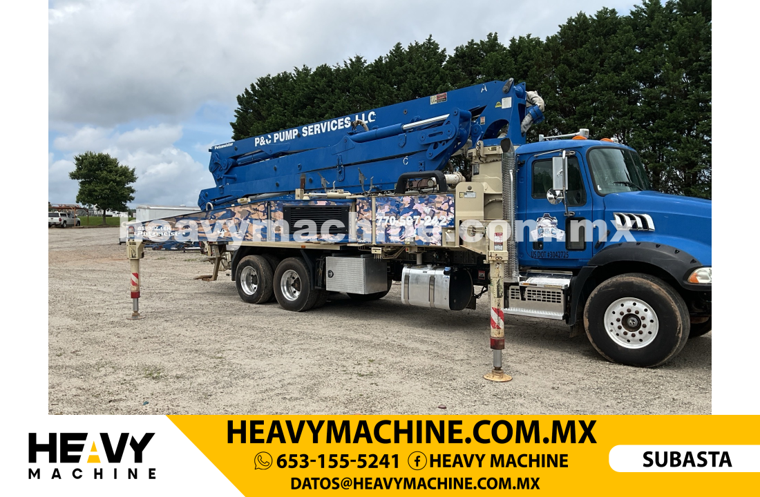 Concreto Bomba de Concreto 2017 Mack GU831