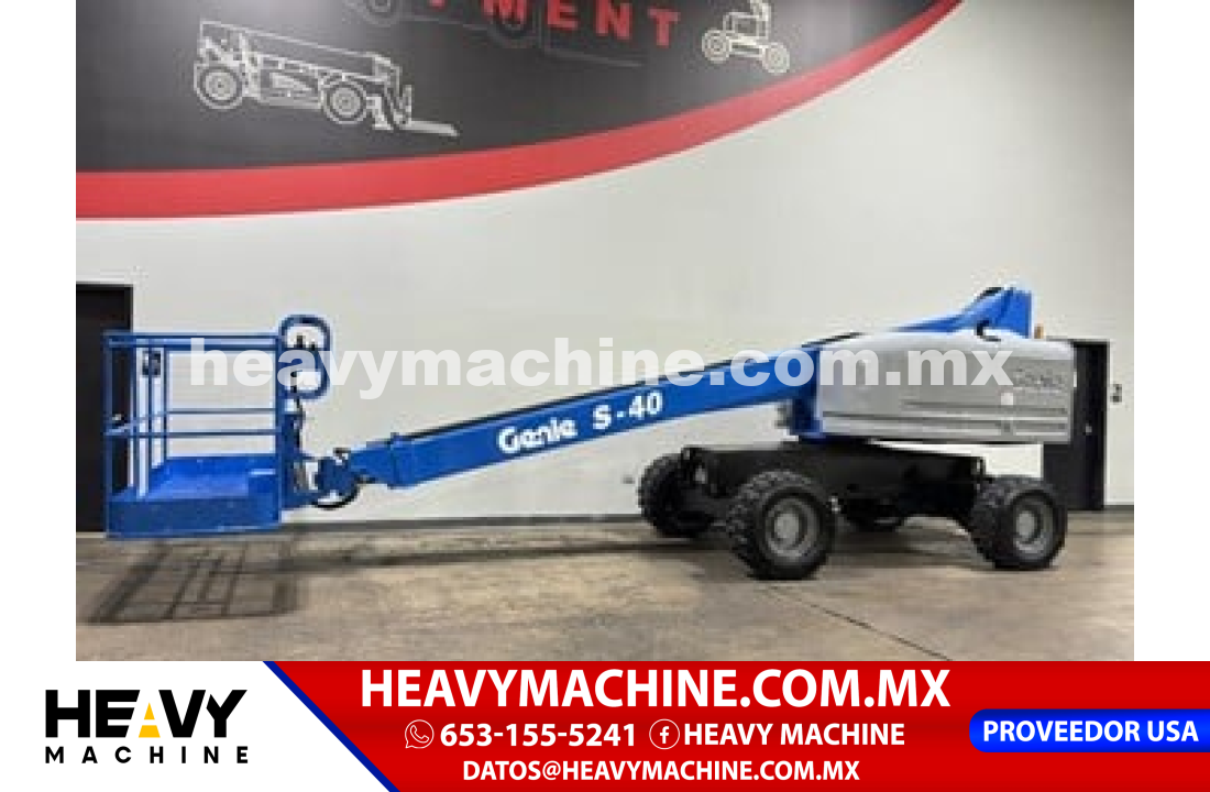 Equipo de elevación Articulado 2016 Genie S40