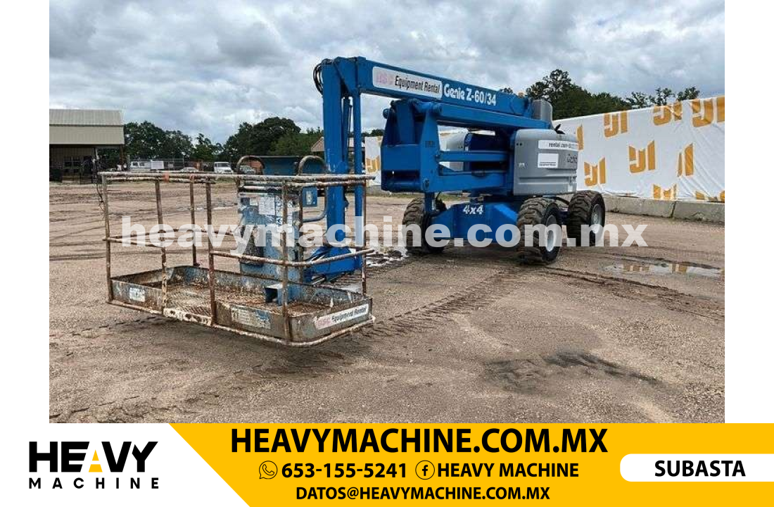 Equipo de elevación Articulado 2002 Genie Z60-34