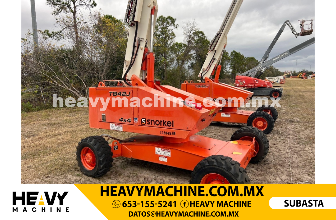 Equipo de elevación Articulado Snorkel TB42J