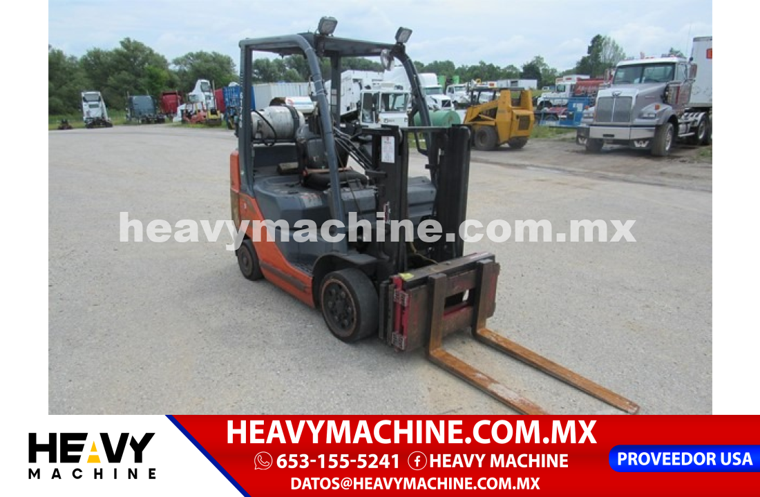Equipo de elevación Montacargas 2017 Toyota 8FGCU25