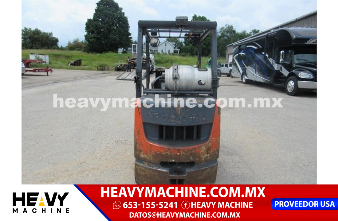 Equipo de elevación Montacargas 2017 Toyota 8FGCU25