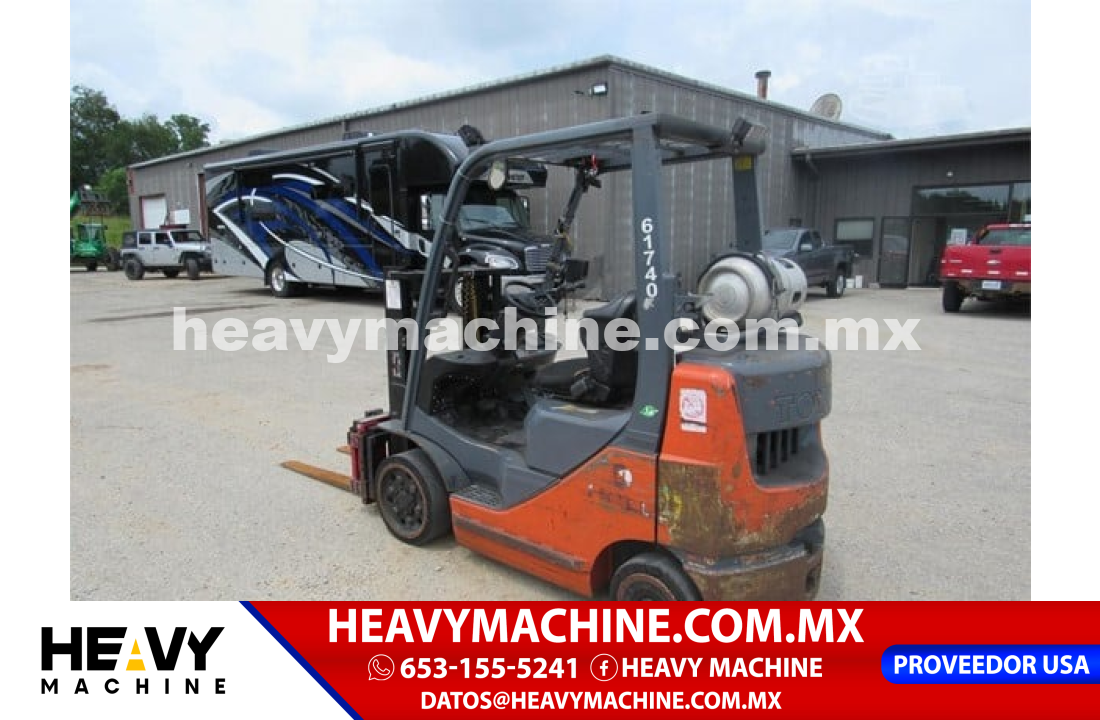 Equipo de elevación Montacargas 2017 Toyota 8FGCU25