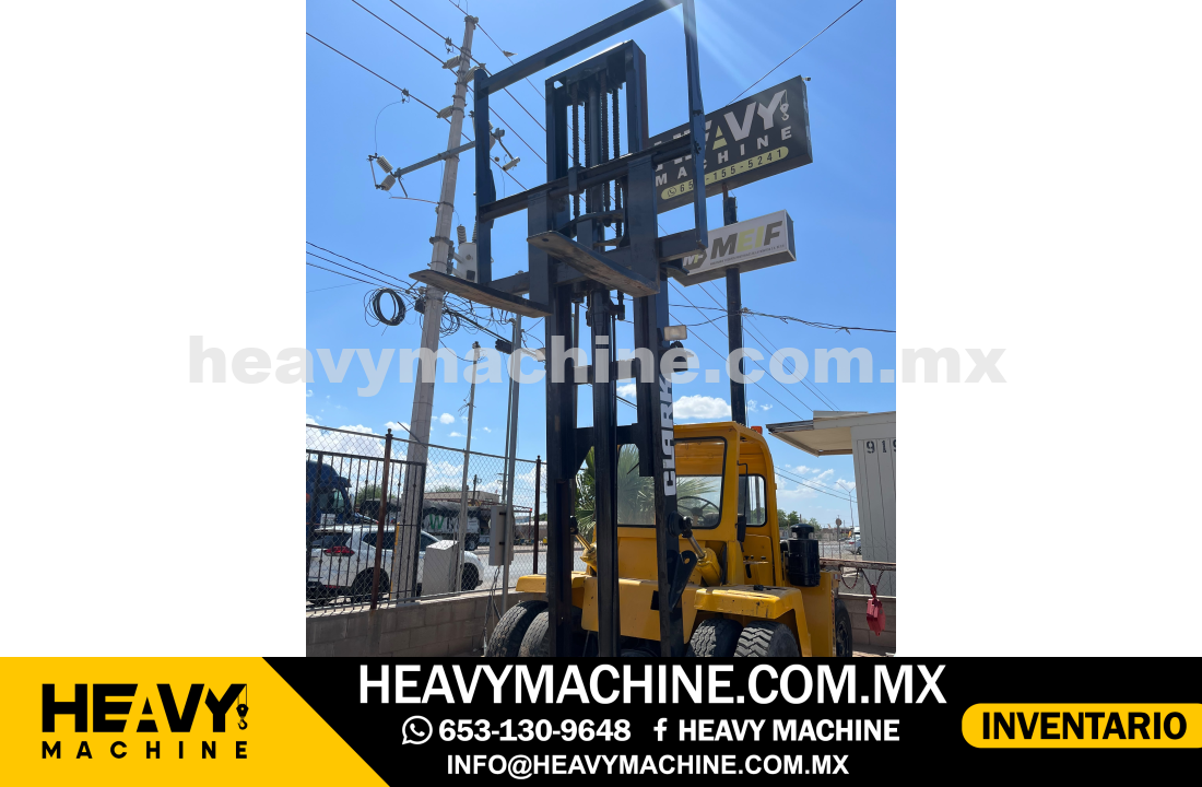 Equipo de elevación Montacargas 1989 CLARK CHY200BD