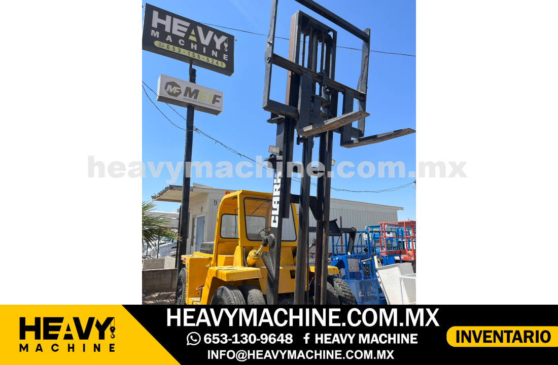 Equipo de elevación Montacargas 1989 CLARK CHY200BD