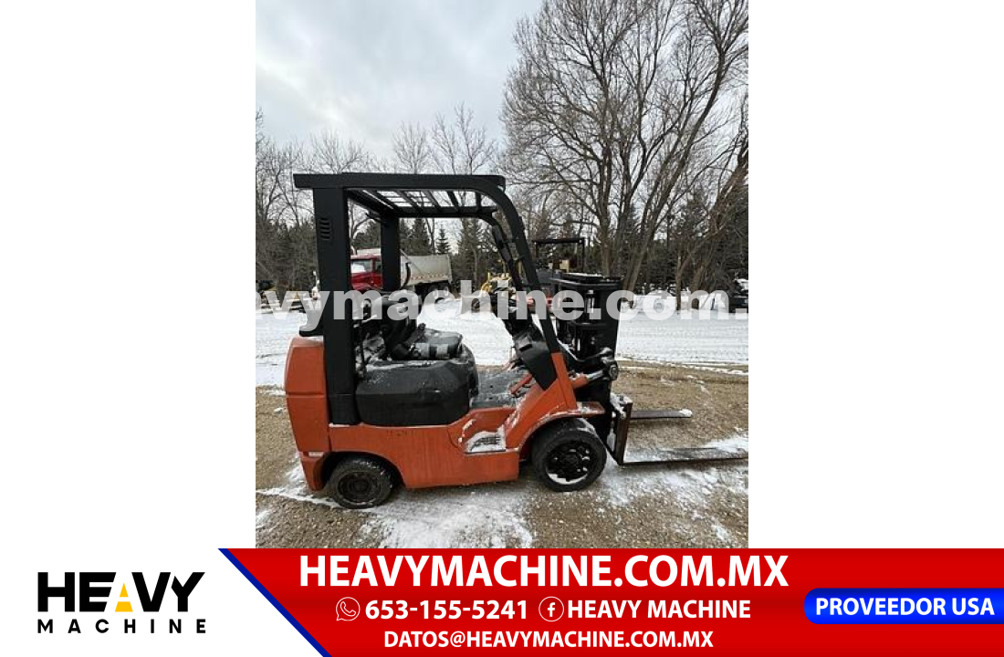 Equipo de elevación Montacargas 2002 Toyota 7FGCU25