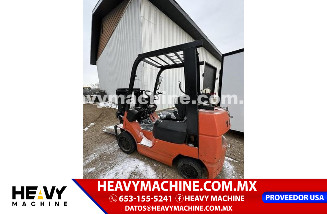 Equipo de elevación Montacargas 2002 Toyota 7FGCU25