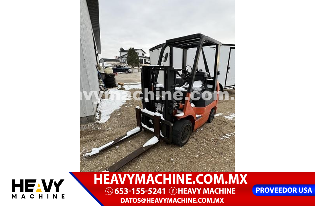 Equipo de elevación Montacargas 2002 Toyota 7FGCU25