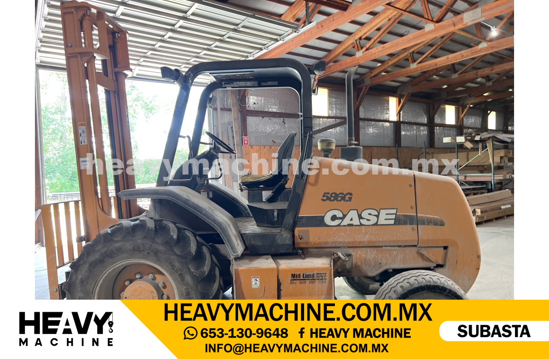 Equipo de elevación Montacargas 2003 CASE 586G