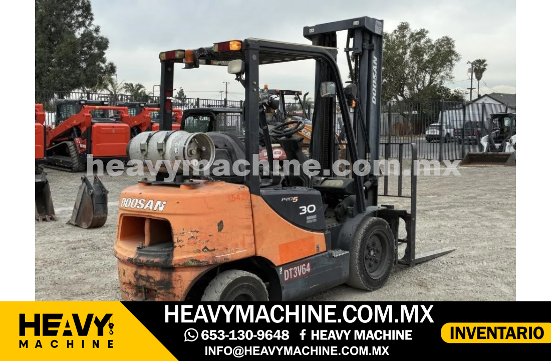 Equipo de elevación Montacargas 2008 DOOSAN G30P-5
