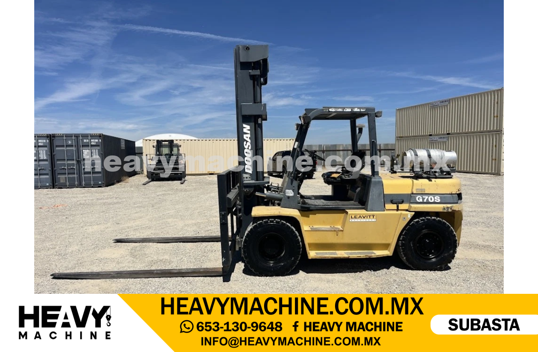 Equipo de elevación Montacargas 2009 DOOSAN G70S-2