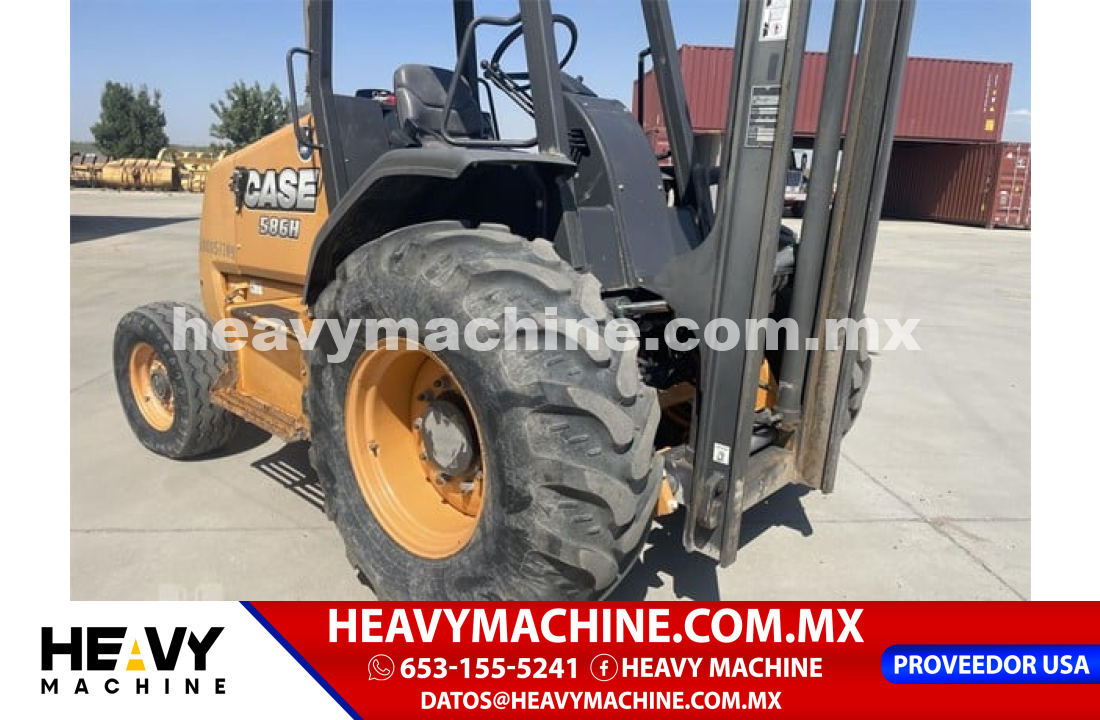 Equipo de elevación Montacargas 2015 Case 586H