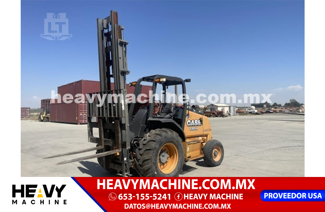 Equipo de elevación Montacargas 2015 Case 586H