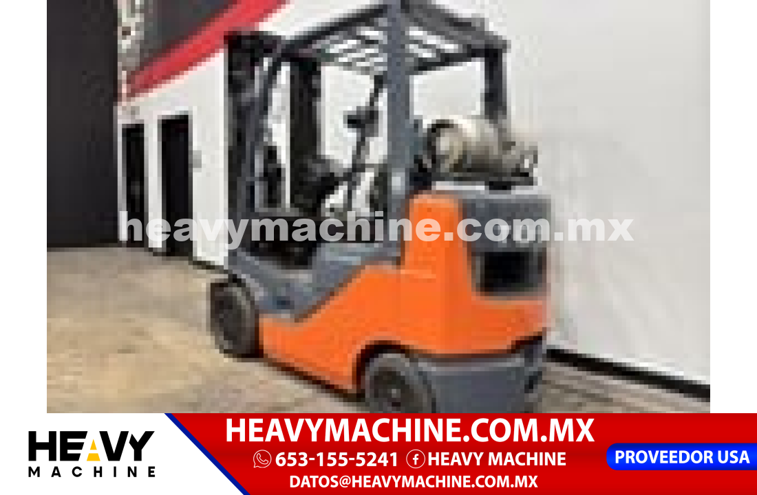 Equipo de elevación Montacargas 2017 Toyota 8FGCU25