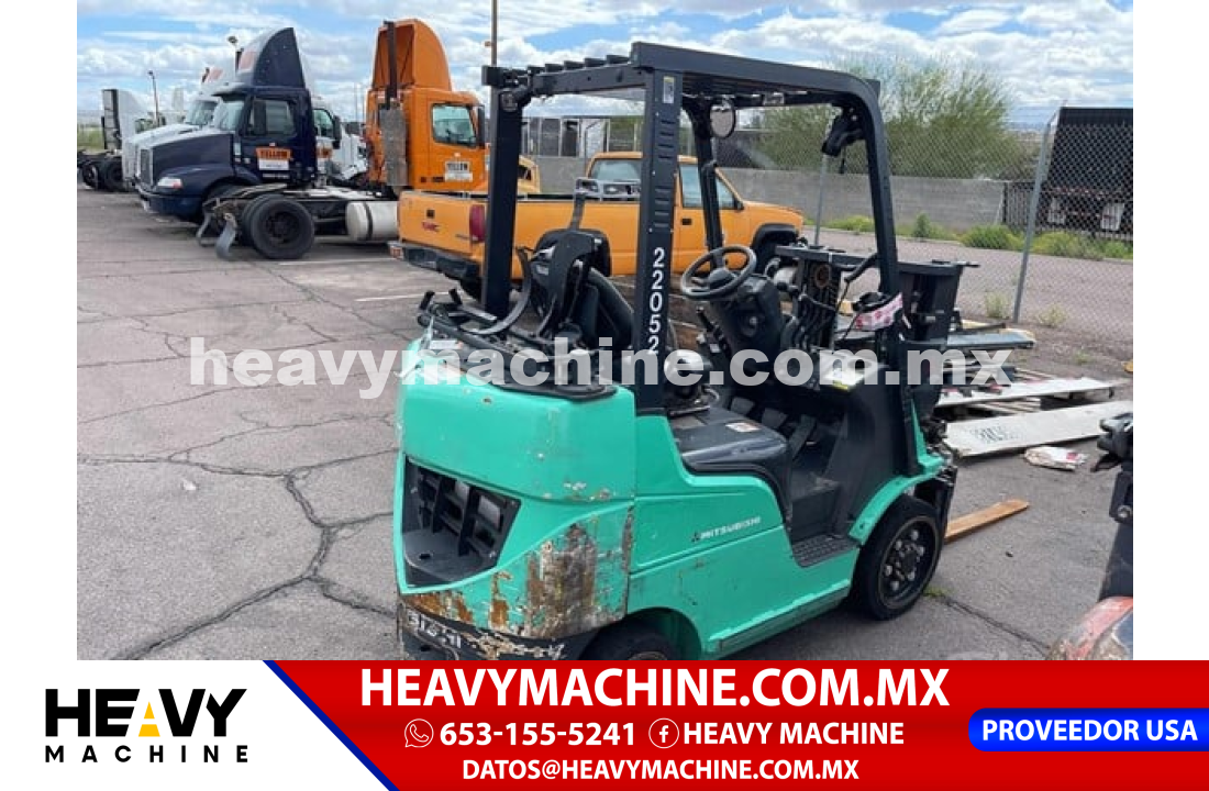 Equipo de elevación Montacargas 2021 Mitsubishi FGC25N