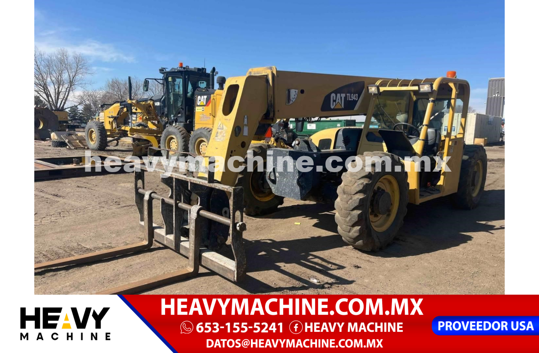 Equipo de elevación Telehandler 2007 Caterpillar TL943