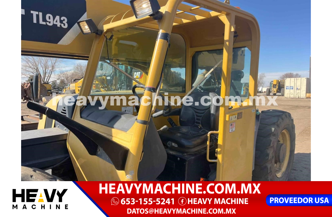 Equipo de elevación Telehandler 2007 Caterpillar TL943