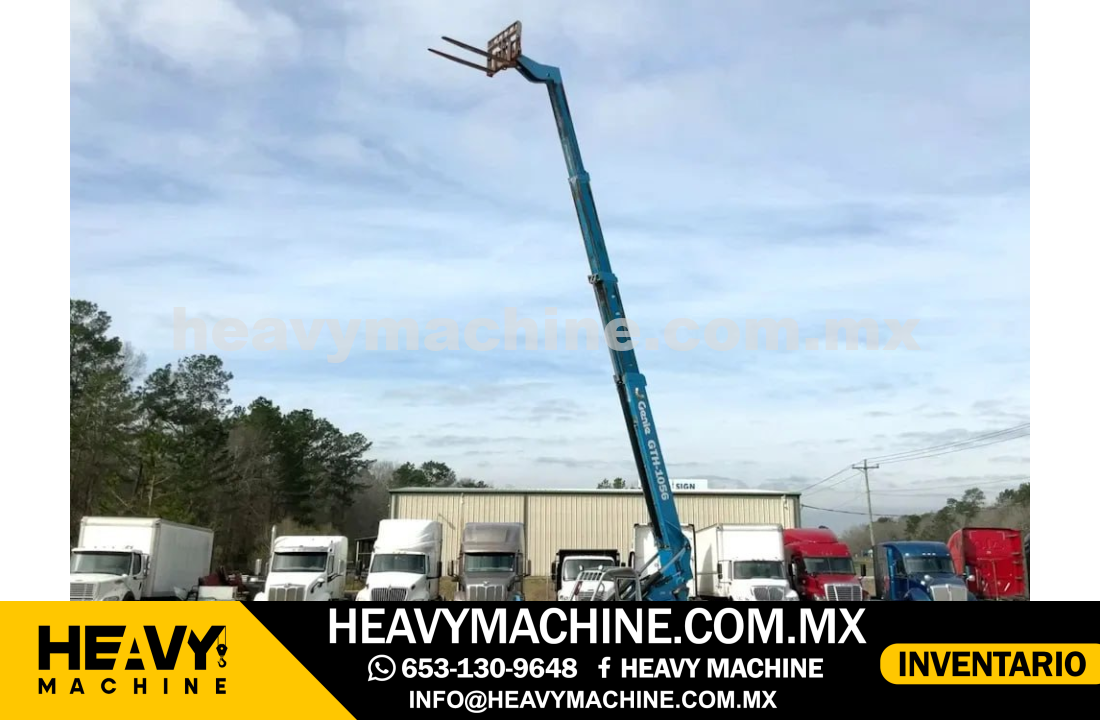 Equipo de elevación Telehandler 2007 GENIE GTH-1056
