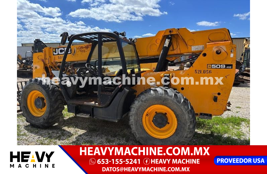 Equipo de elevación Telehandler 2012 JCB 509-42