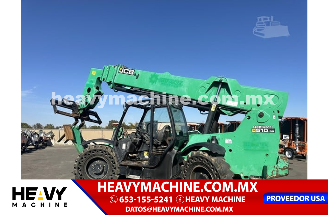 Equipo de elevación Telehandler 2014 JCB 510-56