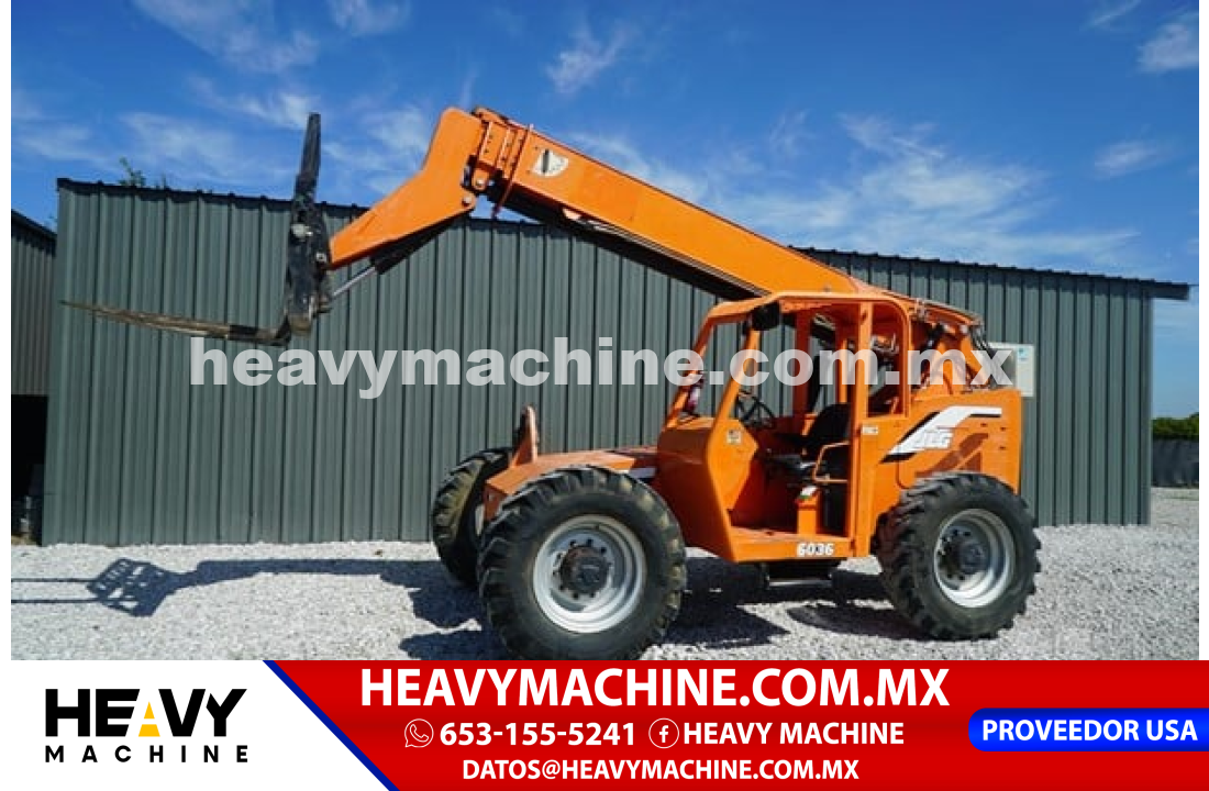 Equipo de elevación Telehandler 2014 SKAY TRACK 6036