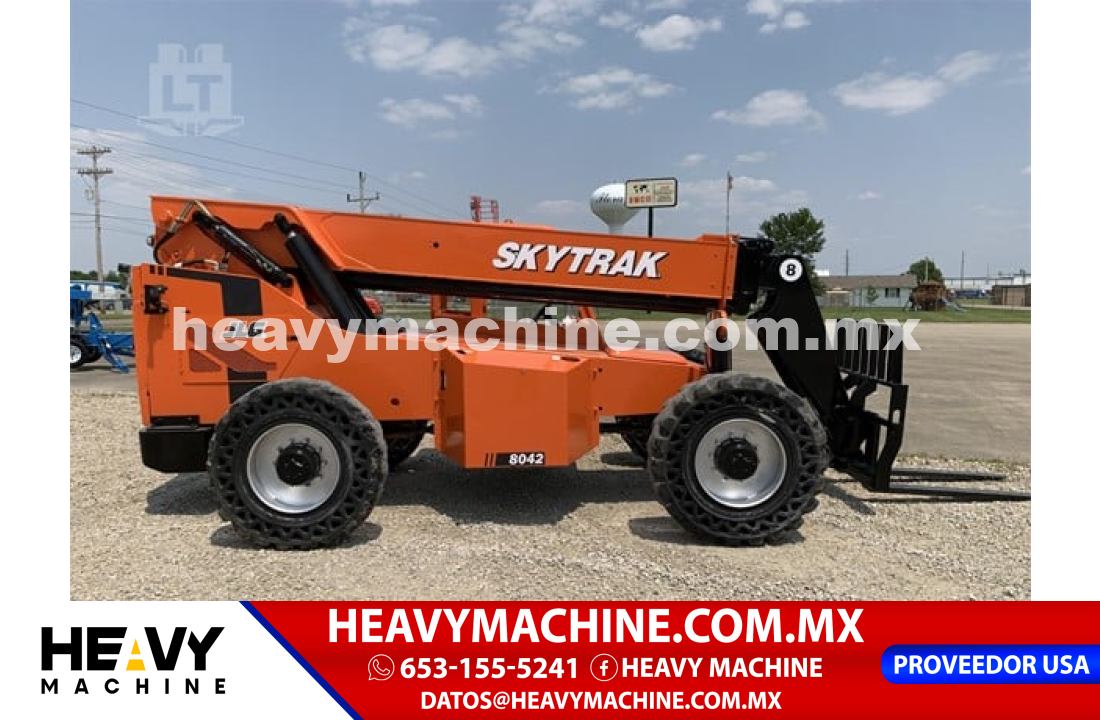 Equipo de elevación Telehandler 2014 SKAY TRACK 8042