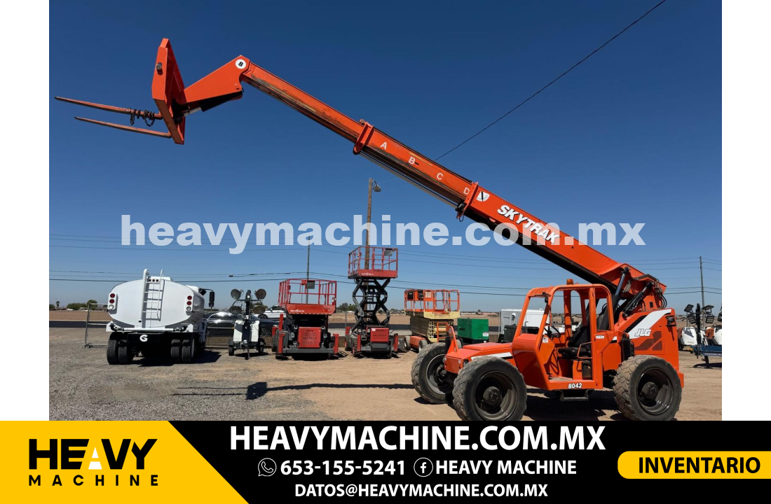 Equipo de elevación Telehandler 2015 SKYJACK 842