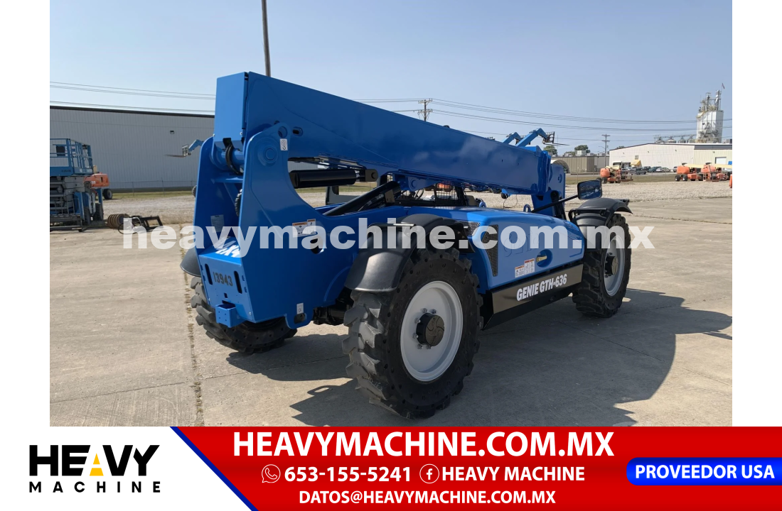 Equipo de elevación Telehandler 2016 Genie GTH636