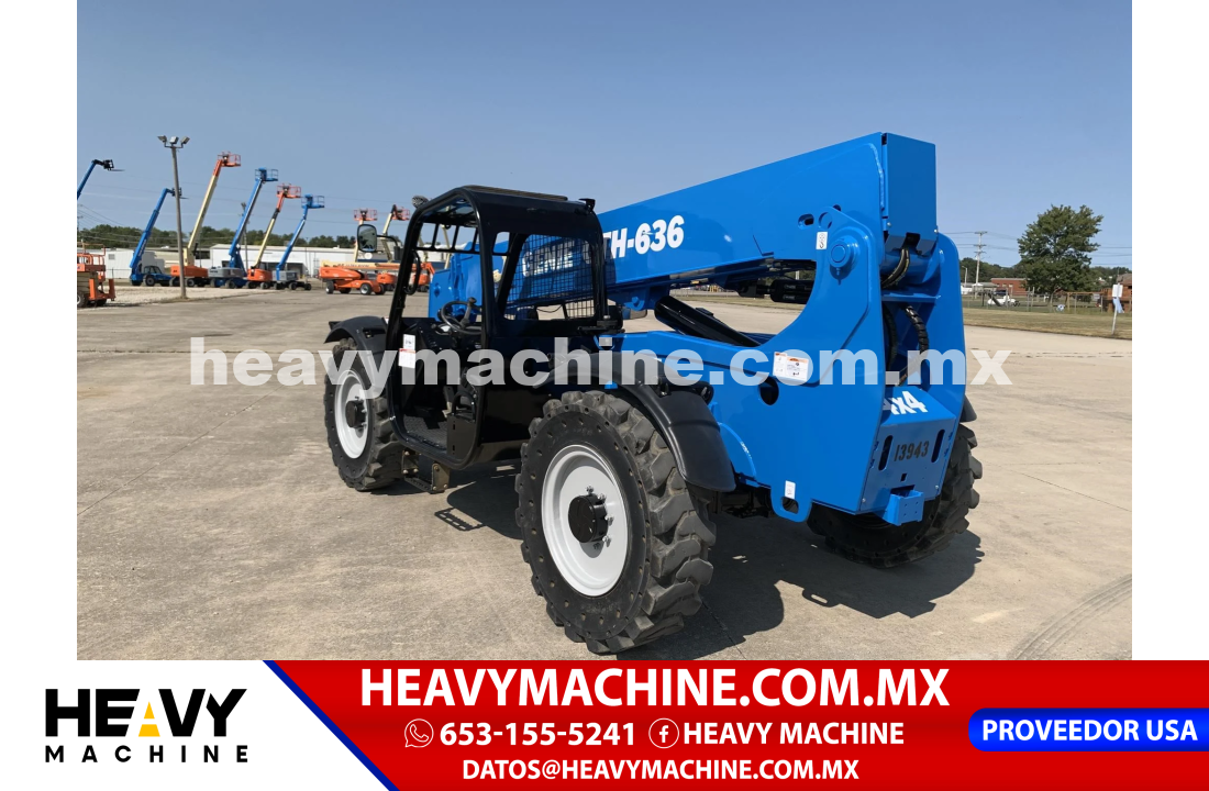 Equipo de elevación Telehandler 2016 Genie GTH636