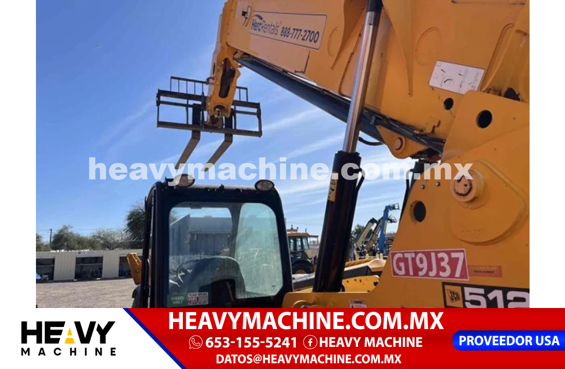 Equipo de elevación Telehandler 2016 JCB 512-56