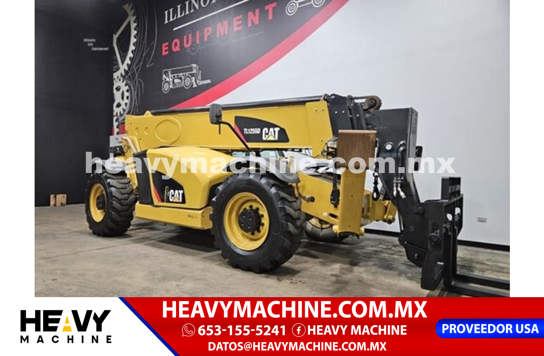 Equipo de elevación Telehandler 2017 Caterpillar TL1255D