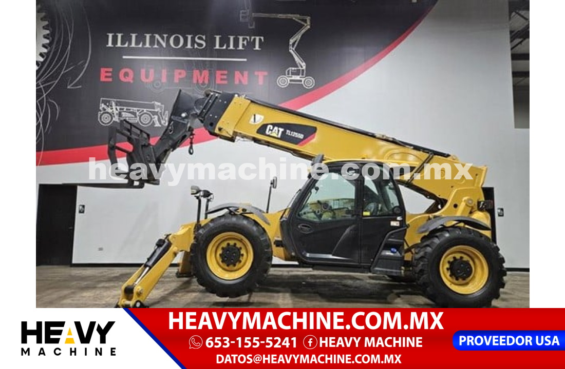 Equipo de elevación Telehandler 2017 Caterpillar TL1255D