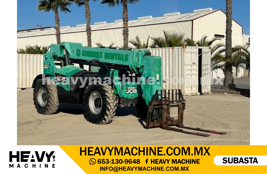 Equipo de elevación Telehandler 2017 JCB 50742