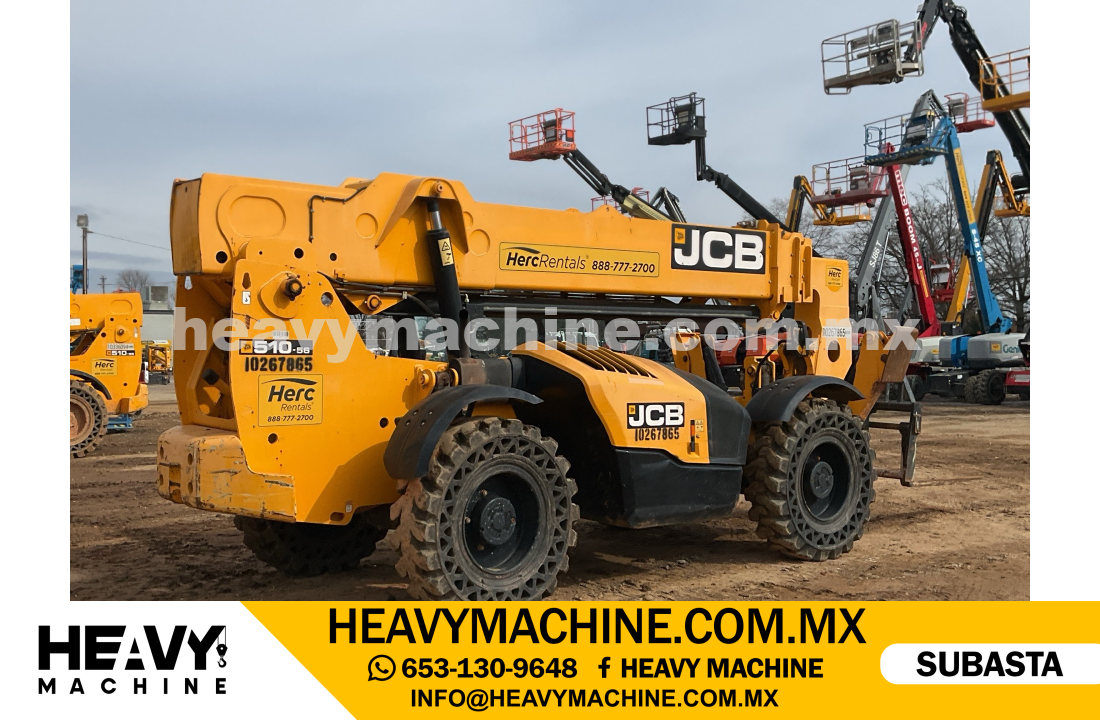 Equipo de elevación Telehandler 2019 JCB 510-56F