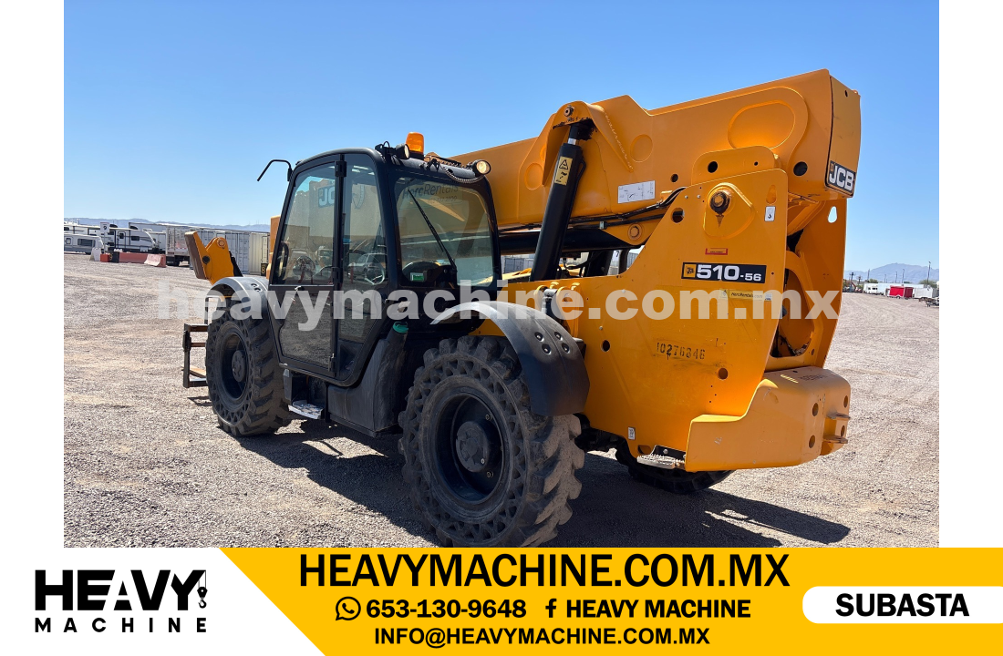 Equipo de elevación Telehandler 2019 JCB 510.56F