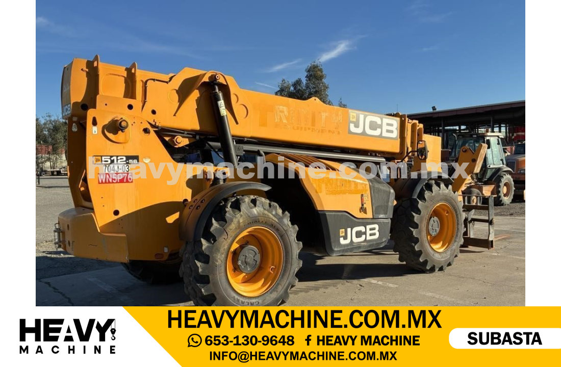 Equipo de elevación Telehandler 2019 JCB 512-56